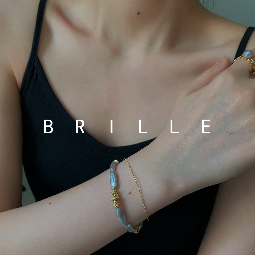 天然淡水珍珠小众无核牙签枇杷