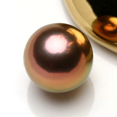 天然淡水珍珠彩云6A正圆天然色