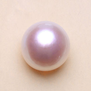 14--20MM天然馒头爱迪生珍珠单颗散珠面珠大白超饱满澳白平替 BFJ