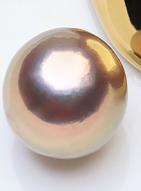 【大龙珠油画近圆限定】12-20mm天然色淡水珍珠牛油果散珠定制BSZ