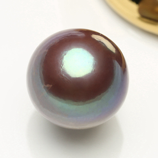 【15-17mm超大颗粒】正圆AAA天然色淡水珍珠散珠极光炫彩定制 BKJ