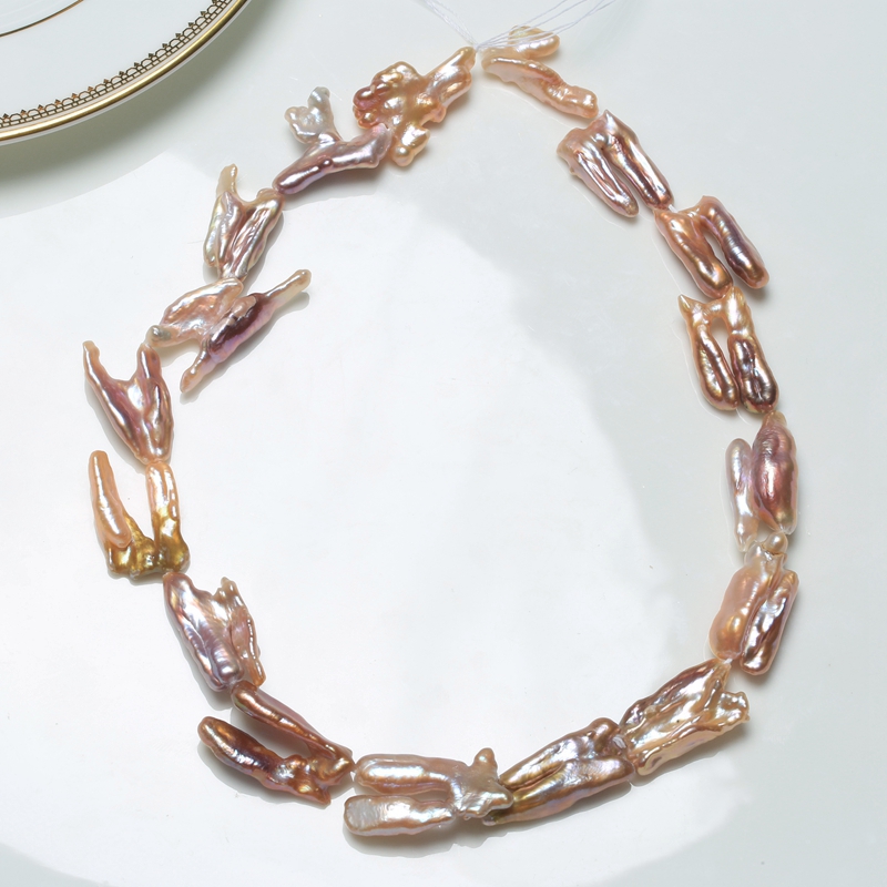 天然色稀有异形巴洛克珍珠半成品