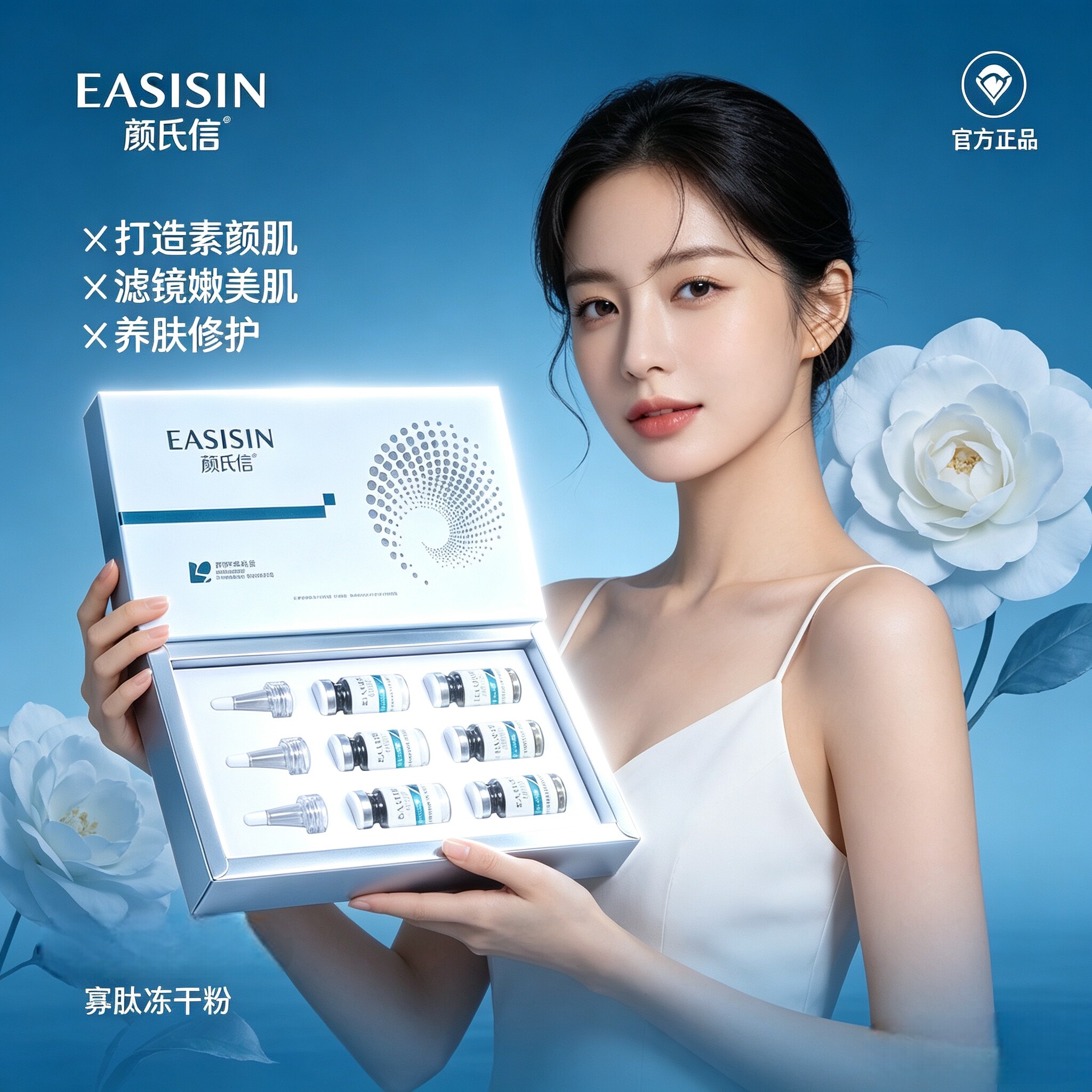 颜氏信 寡肽冻干粉套7ml*3对 修护抵御刺激美容院专柜正品