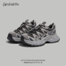 加绒保暖轻便舒适休闲百搭运动鞋 歌诗茵老爹鞋 女厚底2025秋冬新款