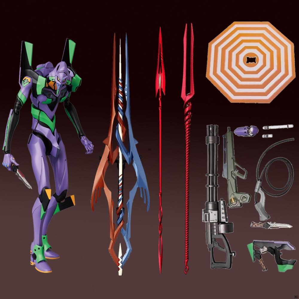 mafex世纪 福音战士手办初号机紫螳螂山口式万代关节可动十三号机