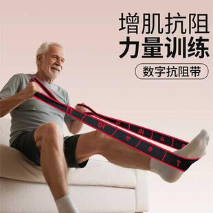 德国抗阻增肌数字抗阻力中老年专用康复臀大肌弹力带腿部力量训练