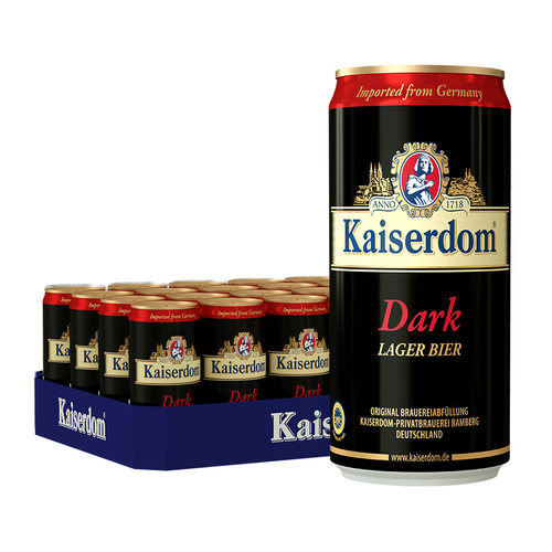 德国进口Kaiserdom黑啤酒250ml