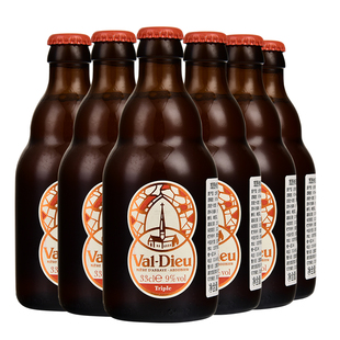 比利时原装 6瓶 330ml 进口精酿啤酒瓦图三料瓶装