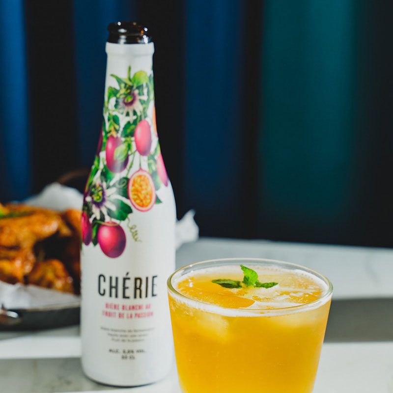 比利时原装进口cherie多种口味果啤330ml*6瓶装