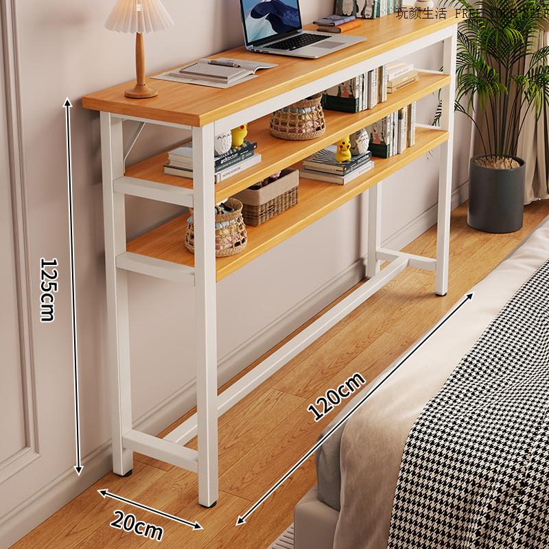 床头靠垫卧室长条桌床位窄缝置物架客厅沙发后超窄收纳架子夹缝柜