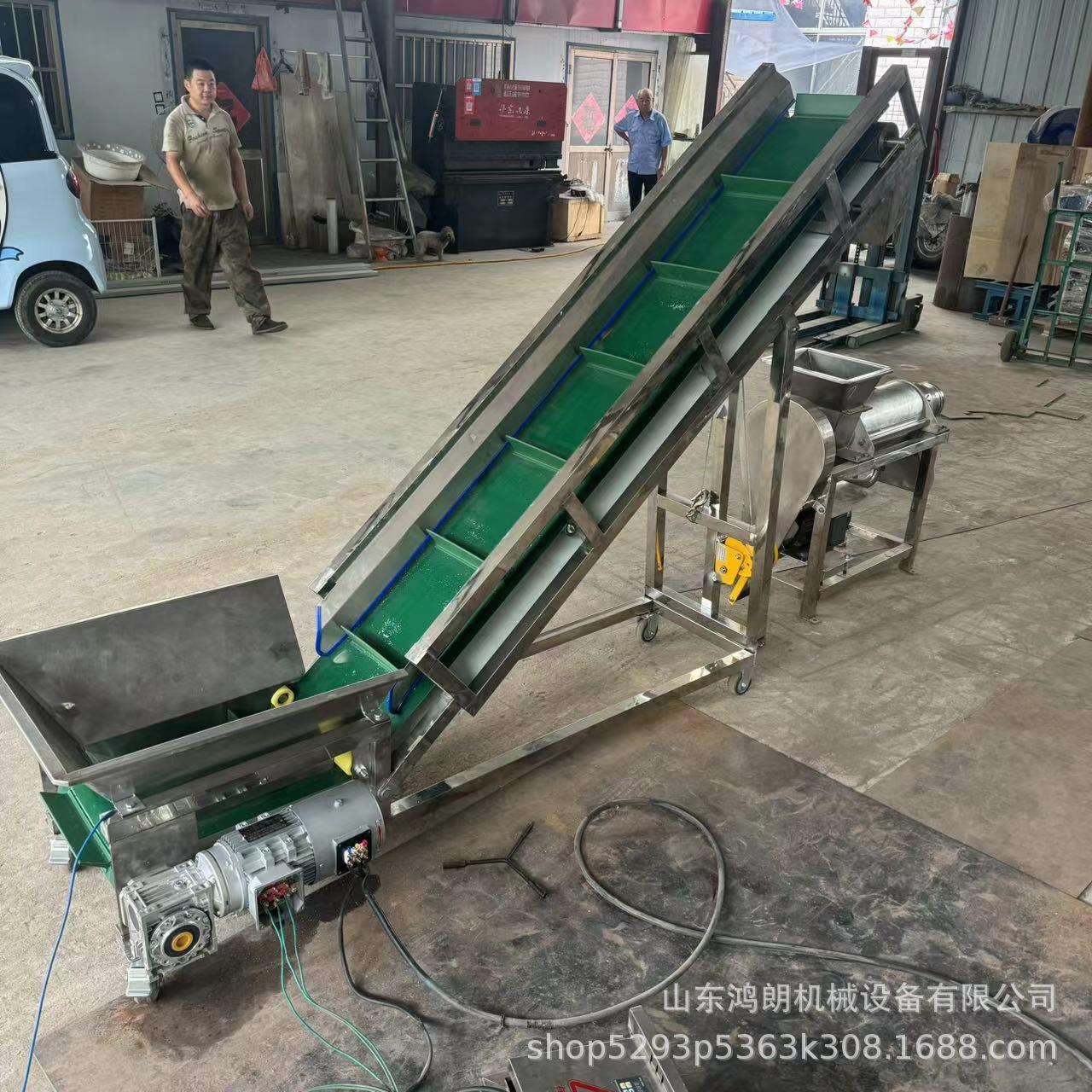L型皮带机 家用小型倾斜3米玉米上棒机 倾斜式电动输送机