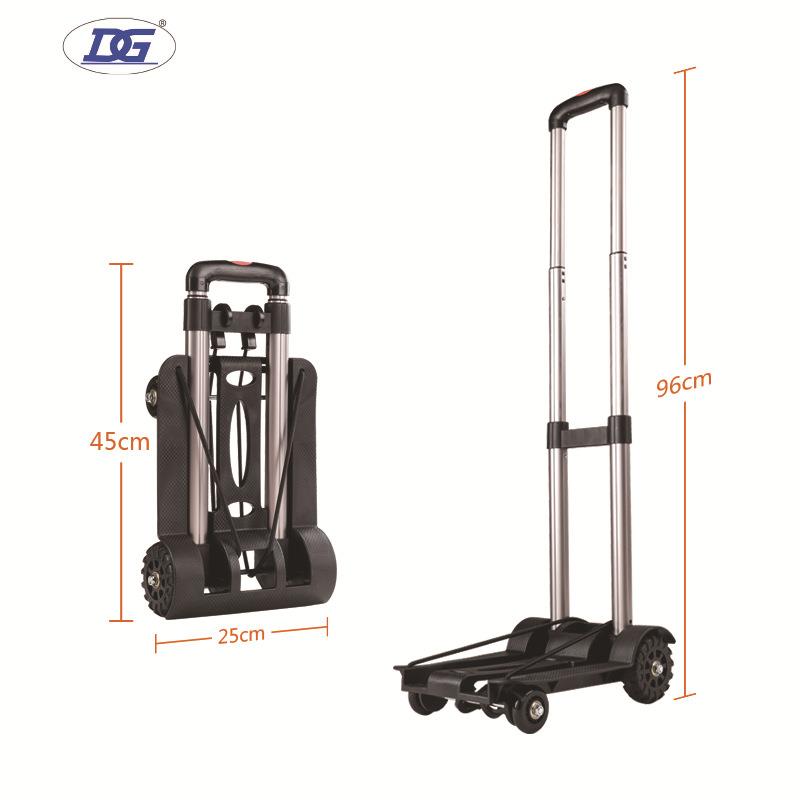 铝合金4轮折叠拉杆车购物车手推车买菜车手拉车货车行李车