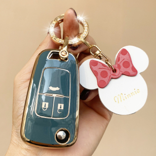 专用2021款别克英朗钥匙套改款典范进取精英车全包扣TPU壳女可爱