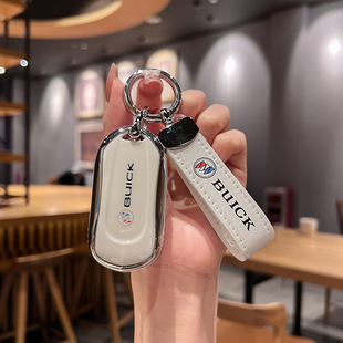 适用于别克君越16/18/19/20/21/22款汽车钥匙套男女锁匙腰挂壳扣