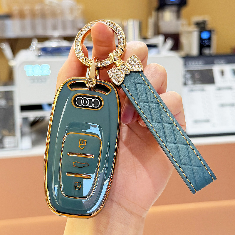 适用12/13/14/15/17/18款奥迪A6L专用钥匙套高档全包保护壳男女士