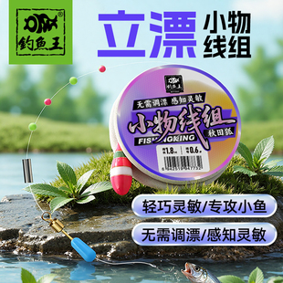 钓鱼王溪流钓线组小鱼小物鳑鲏溪石斑马口白条专用单钩组成品主线