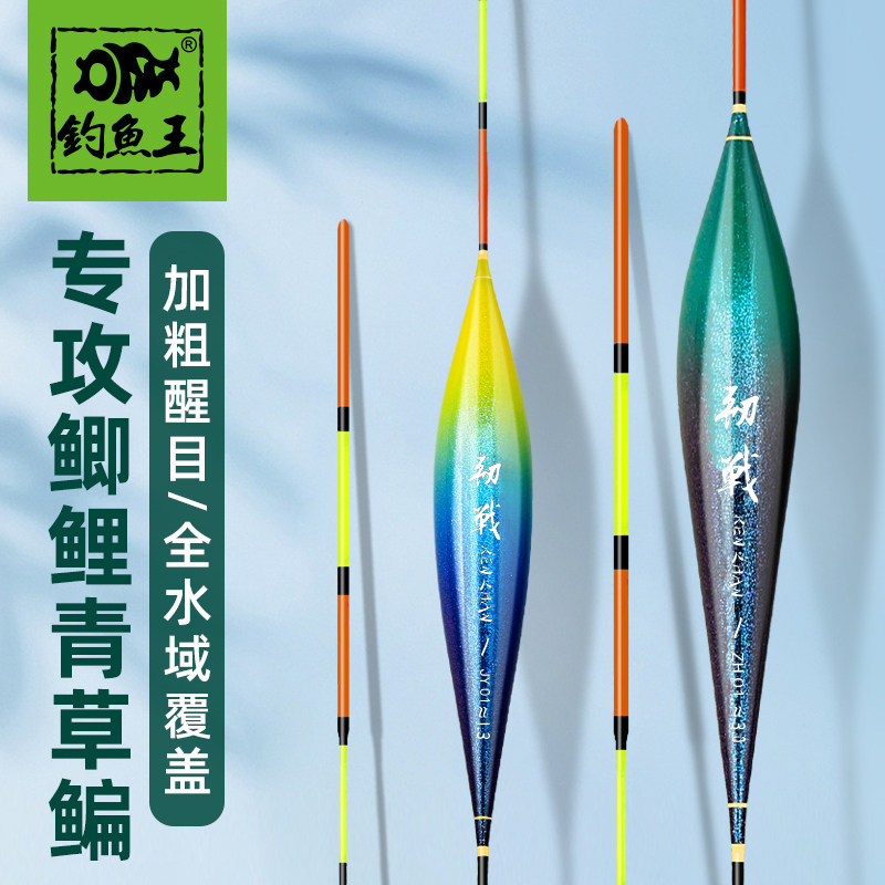 钓鱼王韧战系列浮漂加粗醒目鱼漂鲤鱼鲫鱼草鱼套装高灵敏野钓渔具