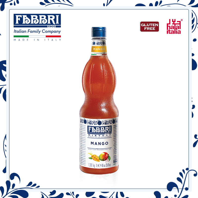 法布芮Fabbri芒果糖浆芒果汁 Mango Syrup意大利进口 1.3kg/1L-封面