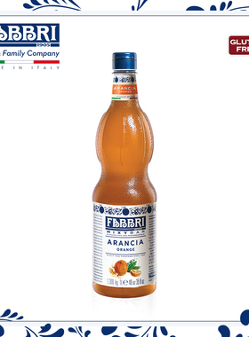 法布芮Fabbri 柳橙/橙子糖浆汁Orange Syrup 意大利进口 1.3kg/1L