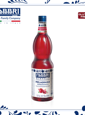 法布芮Fabbri 石榴糖浆汁Pomegranate Syrup 意大利进口 1.3kg/1L