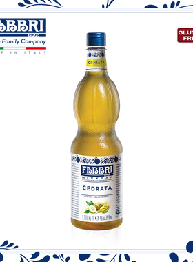 法布芮Fabbri 香橼甜柚糖浆汁Cedrata Syrup 意大利进口 1.3kg/1L