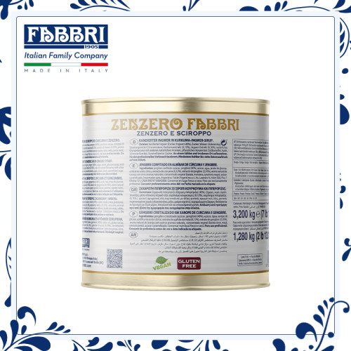 Fabbri/法布芮糖渍姜果酱3.2kg