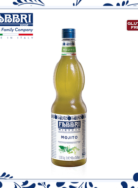 法布芮Fabbri 莫吉托糖浆汁 Mojito Syrup 意大利进口 1.3kg/1L