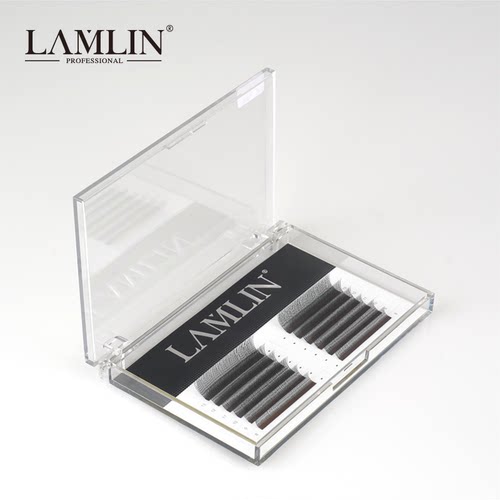 LAMLIN日式小绒花0.05齐头多根自然加密快速嫁接假睫毛有混合装