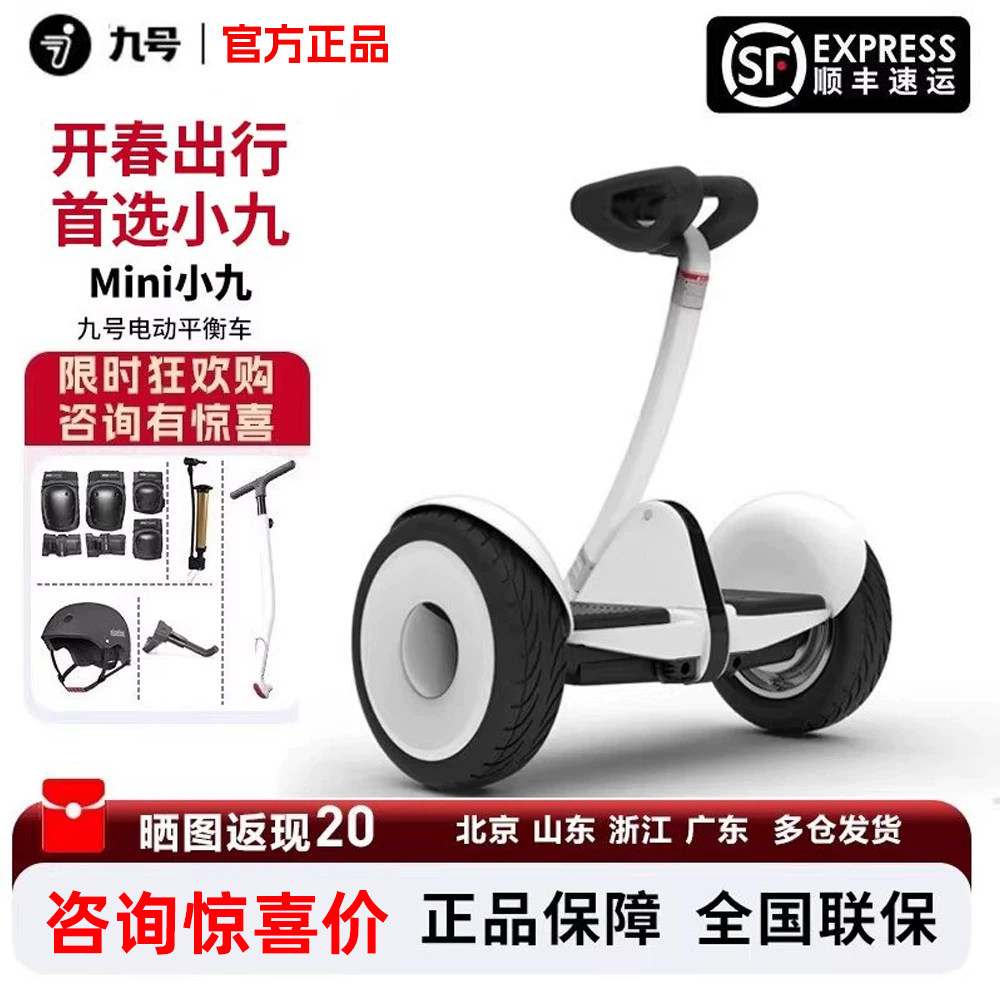Ninebot九号迷你平衡车小九儿童成人智能体感手扶腿控代步车