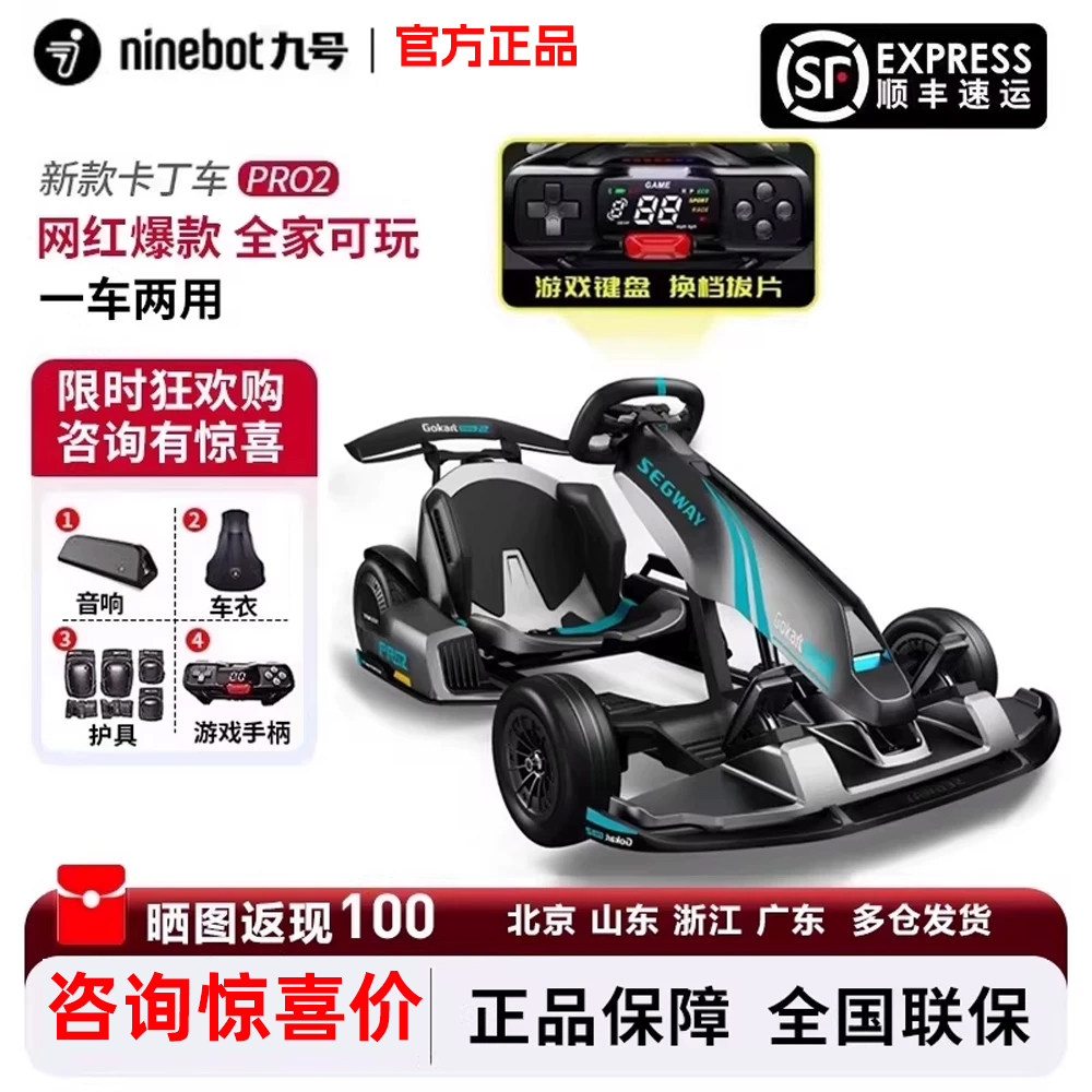 Ninebot九号卡丁车PRO2小九平衡车改装儿童成年飘移电动智能赛车