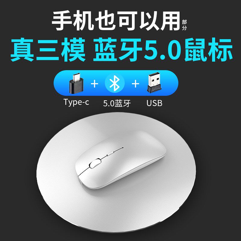 蓝牙5.0无线鼠标可充电式静音笔记本男女生type c接口适用苹果等在类目 电脑硬件/显示器/电脑周边, 无线鼠标中 - 来自Buy2taobao.com提供专业的淘宝代购服务