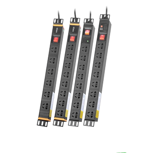 机房PDU机柜插座大功率机房排插电源插排多孔不带线8位工业接线板