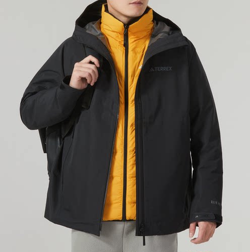 Adidas男子户外鹅绒羽绒服外套