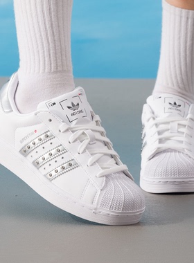 阿迪达斯三叶草女鞋休闲鞋25夏季新款贝壳头运动鞋低帮板鞋JR4505