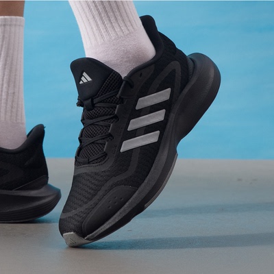 Adidas男女网面透气运动休闲鞋