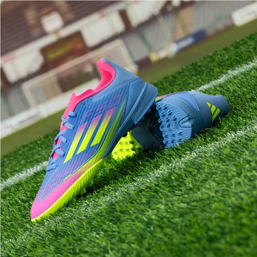 Adidas儿童F50中端碎系带足球鞋