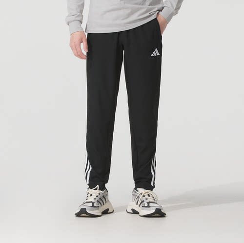 Adidas男子速干跑步梭织长裤