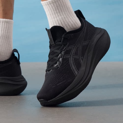 ASICS男缓震跑鞋舒适回弹运动鞋
