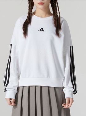 Adidas阿迪达斯女装25新款W 3S FT SWT 运动休闲卫衣JD5285