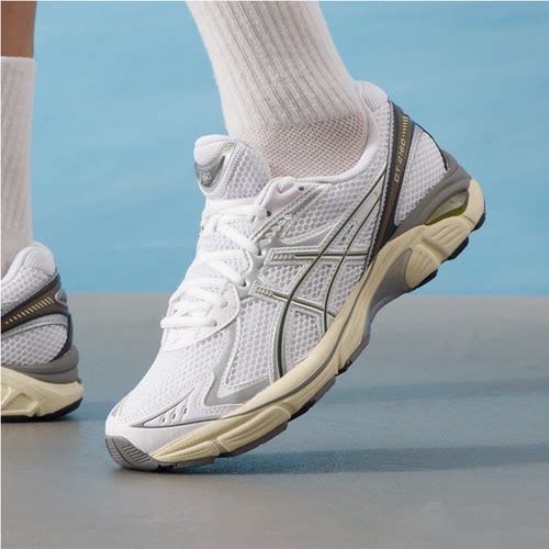 ASICS男女Y2K网布透气复古慢跑鞋