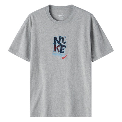 NIKE男短袖运动服跑步宽松半袖