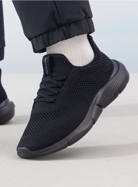 斯凯奇网面透气跑鞋软底休闲运动男鞋210281