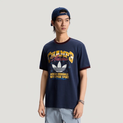 Adidas男短袖宽松运动休闲T恤衫