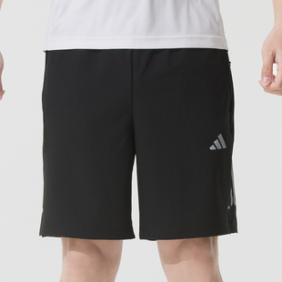 adidas阿迪达斯男子GYM+ 3S WV SHT运动舒适透气短裤五分裤IW5906
