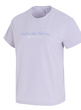 SKECHERS斯凯奇女子运动休闲短袖T恤P324W011