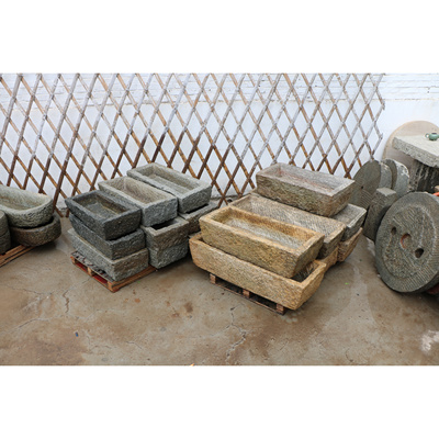 阳台鱼池室内花盆组合流水摆件