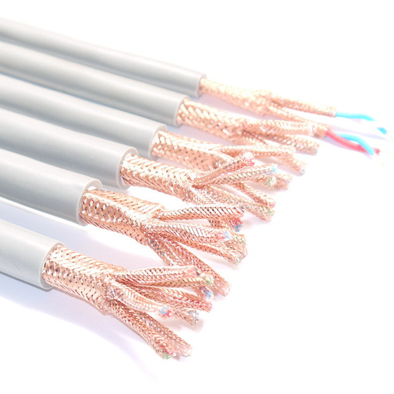 国标djypvp2x2x0.75线芯对绞纯铜网编织屏蔽计算机通讯电缆包邮