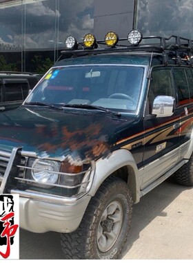 猎豹黑金刚Q6奇兵行李架三菱帕杰罗V31V32V33行李框车顶框专用