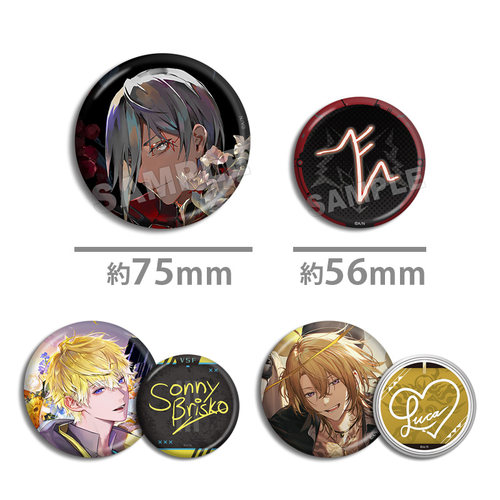 彩虹社生日徽章吧唧现货