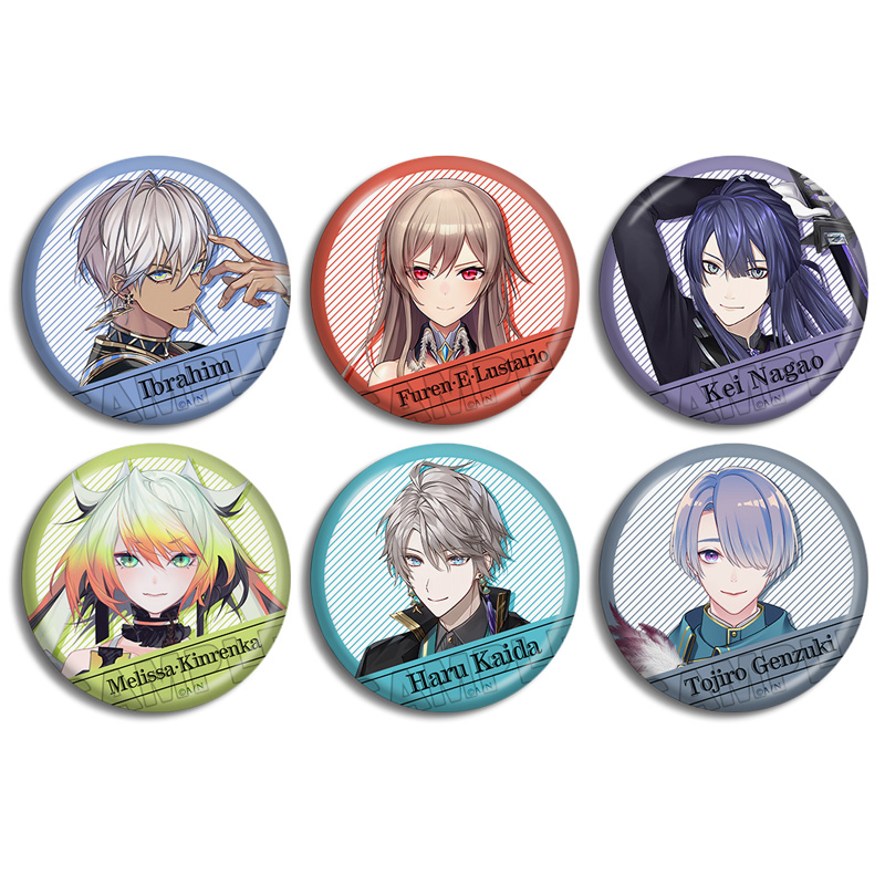 彩虹社徽章吧唧周边现货